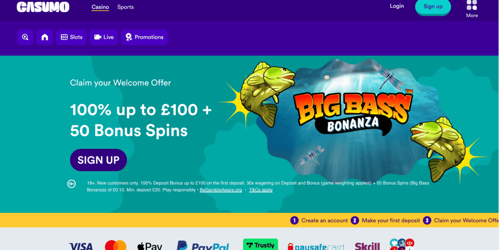 casumo free spins