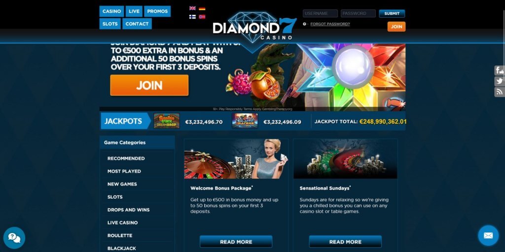 diamond 7 casino promotion