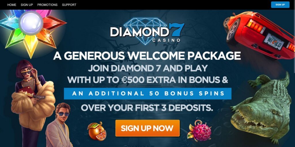 diamond 7 casino welcome package