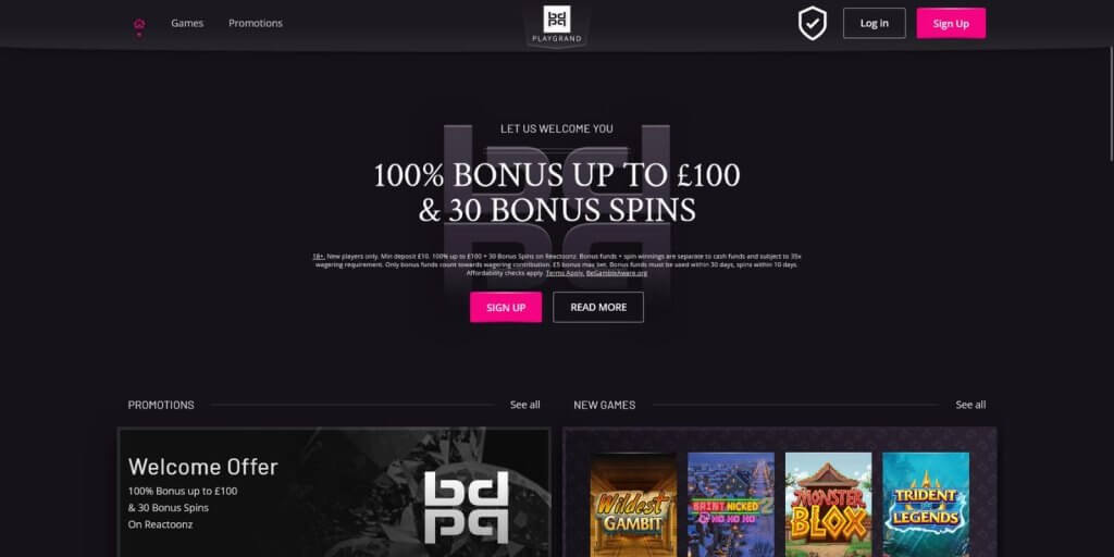 playgrand casino bonus spins