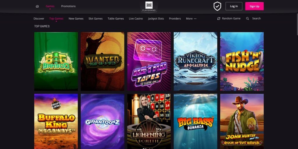 playgrand casino games