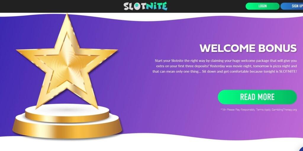 Slotnite Casino bonus